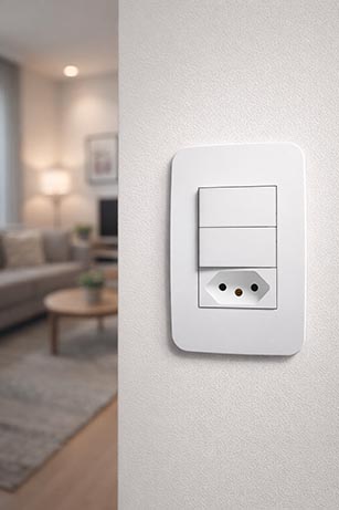 Instalação de tomadas e interruptores em Pomerode
